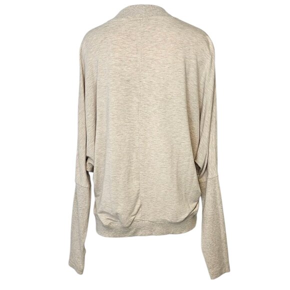 Lululemon Seek Stillness Pullover Heathered Cashew, Modal French Terry, XS - Picture 5 of 9